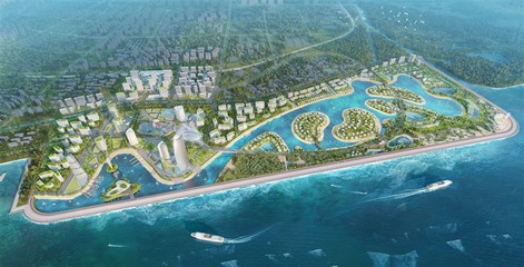 標志性建筑計劃今年底開工 金山全力推進濱海國際文化旅游度假區建設
